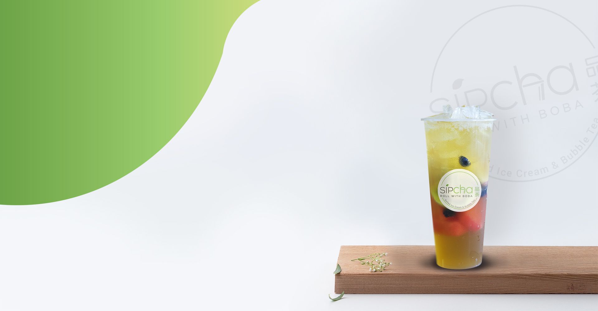 SipCha fresh fruit tea